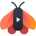 Mothlit moth logo